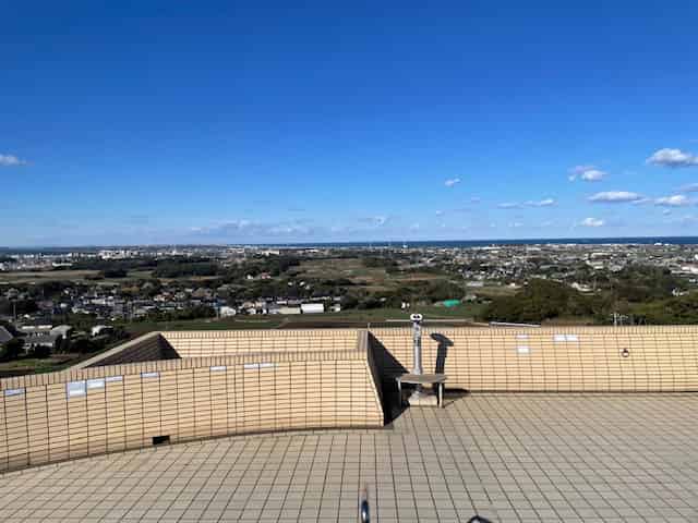展望台からの銚子市内