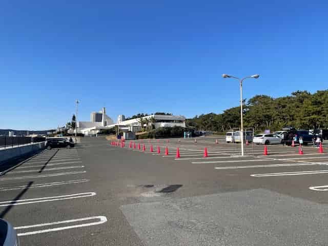 鴨川シーワールドの駐車場