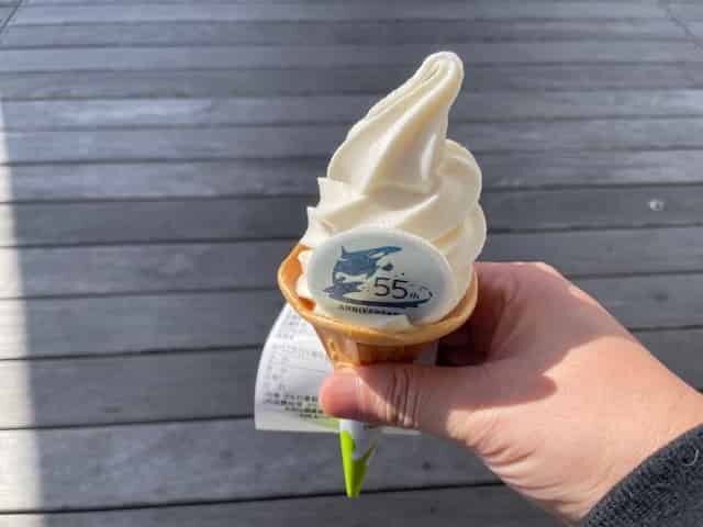 55周年記念ソフトクリーム