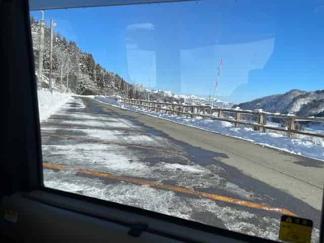 GALA湯沢スキー場の駐車場