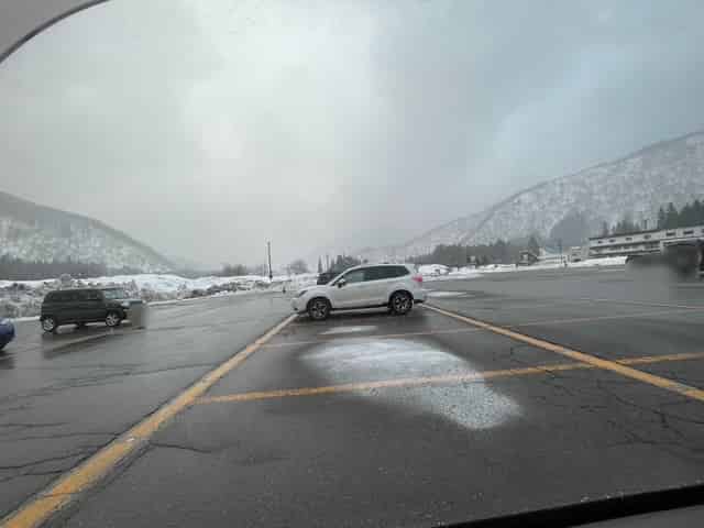 かぐらスキー場みつまたエリアの駐車場