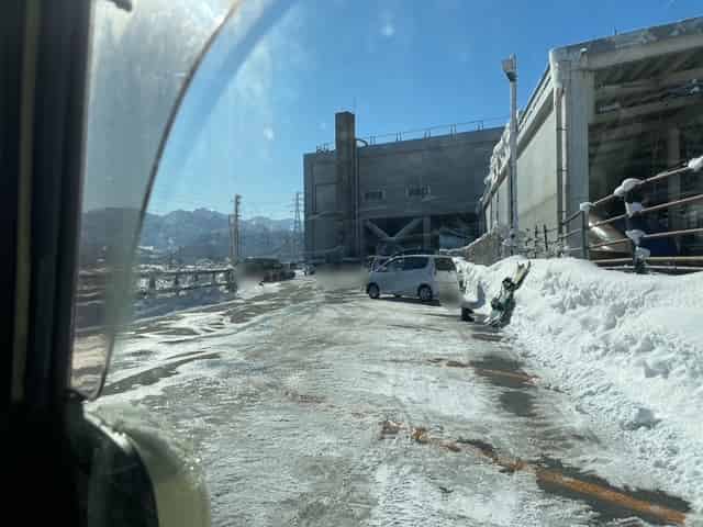 GALA湯沢スキー場の駐車場2