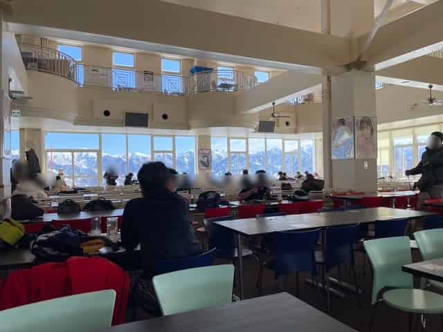 レストラン内からの眺め